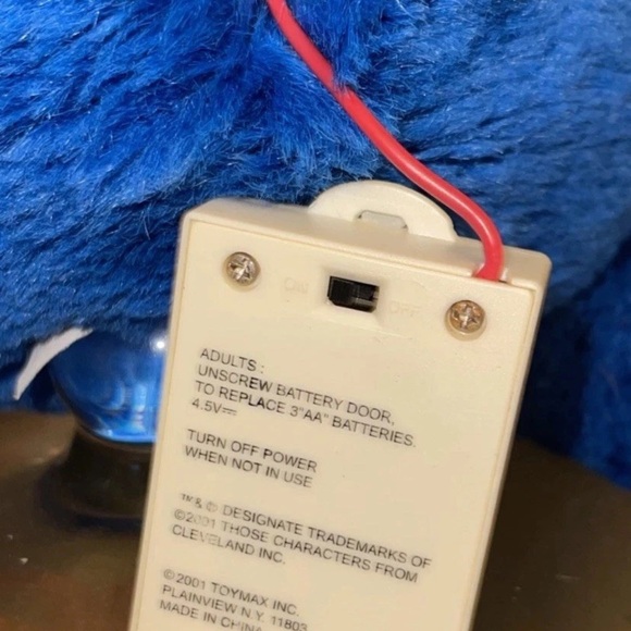 Vintage My Pet Monster 2001 Toymax Talking Plush With Cuffs Plush Tested - Picture 12 of 16